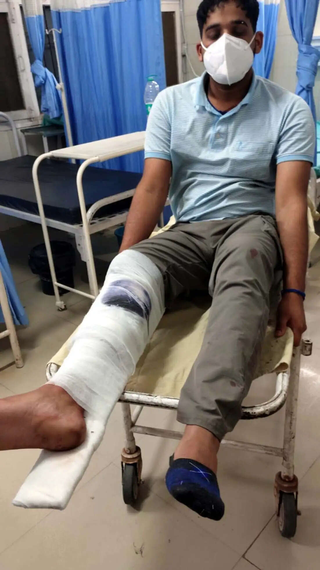 हिसार : 50 लाख रंगदारी मांगने वाला बदमाश पुलिस एनकाउंटर में घायल