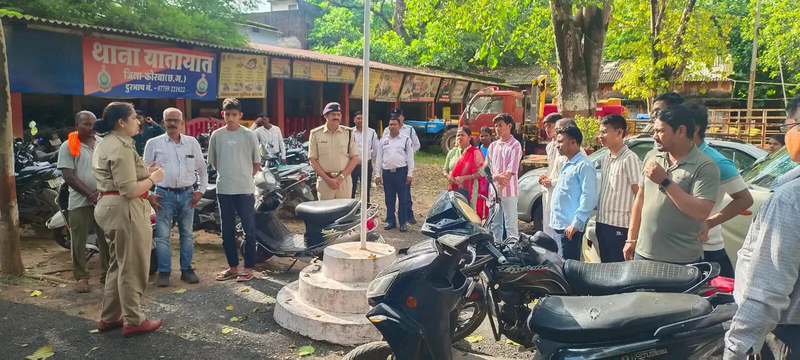 कोरबा में नाबालिग वाहन चालकों पर यातायात पुलिस की बड़ी कार्रवाई, 11 बच्चों पर चालान