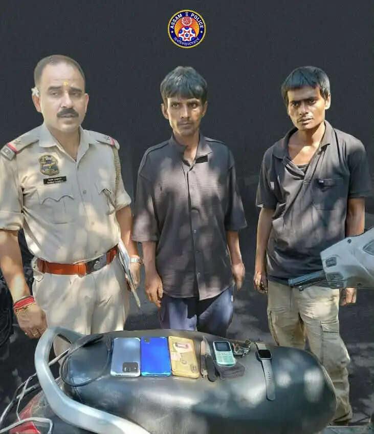 चोरी मामले के मामले में शामिल दो गिरफ्तार