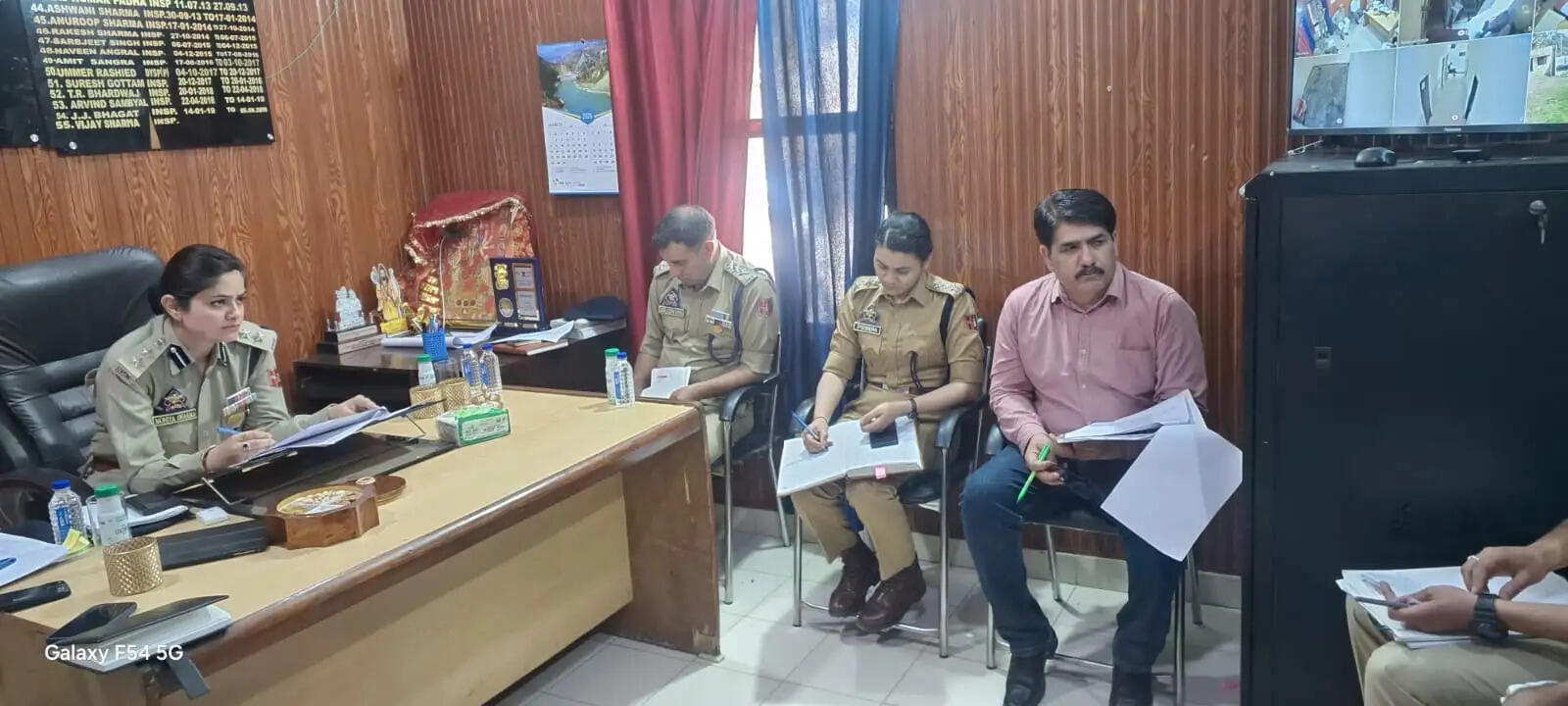 हीरानगर थाना में दो दिवसीय क्राइम रिव्यू मीटिंग, लंबित मामलों के शीघ्र निस्तारण के निर्देश