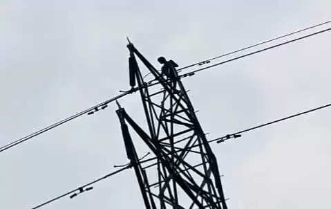 बिजली टावर से गिरा युवक,गंभीर हालत में हायर सेंटर हुआ रेफर