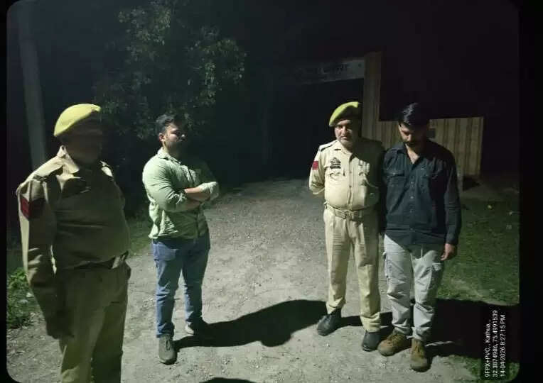 कठुआ में चिट्टा तस्कर गिरफ्तार, 10.58 ग्राम हेरोइन बरामद