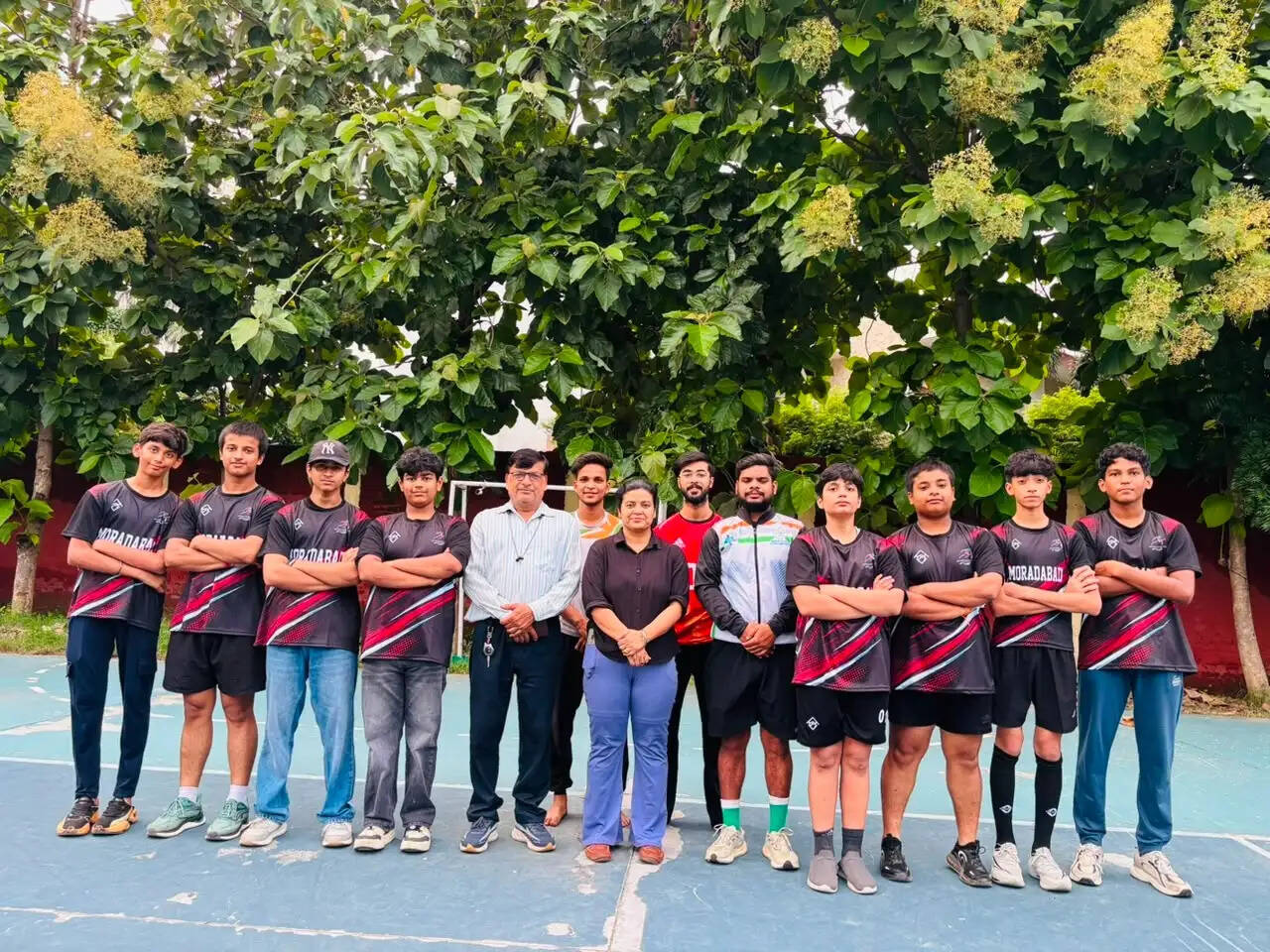 रोलबॉल टीम राज्य स्तरीय चैपिंयनशिप के लिए रवाना