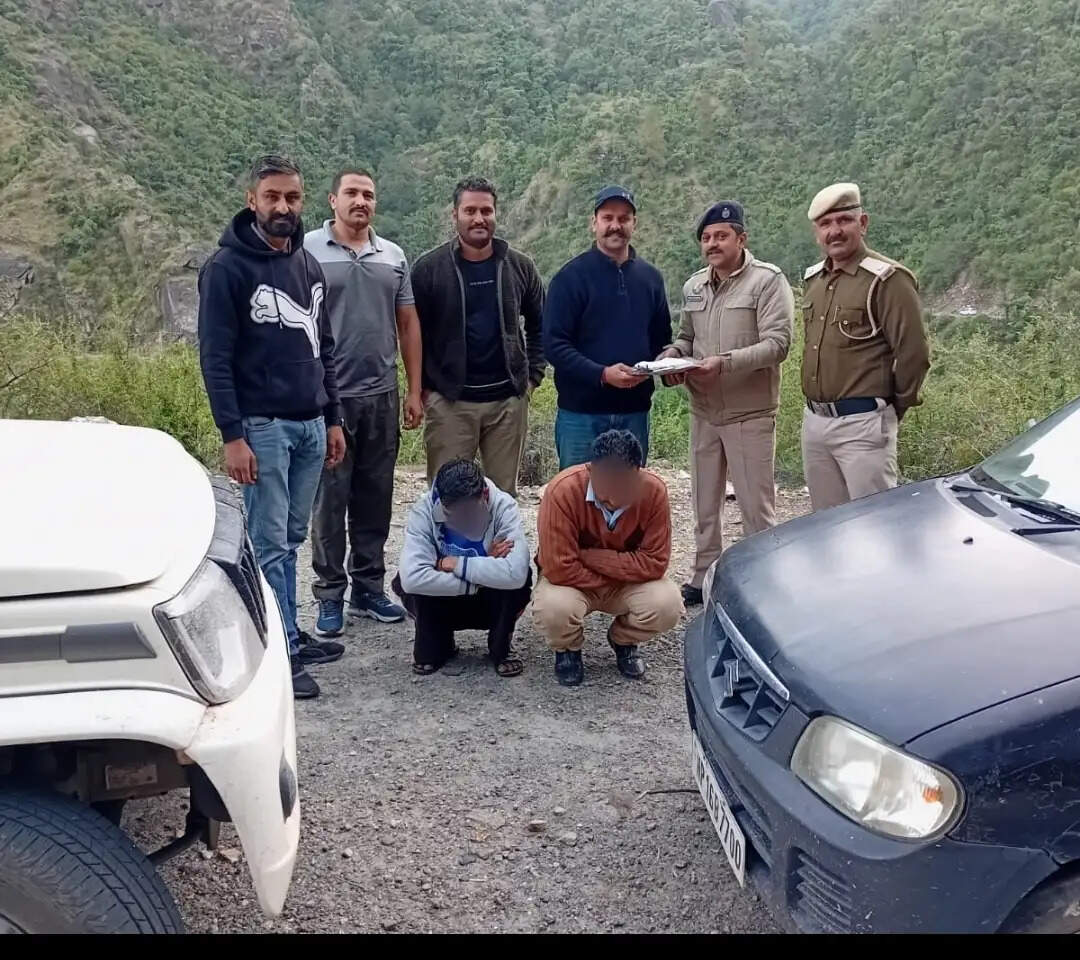नौहराधार-राजगढ़ रोड पर 10.54 ग्राम चिट्टे के साथ स्थानीय व्यक्ति और हरियाणा निवासी गिरफ्तार
