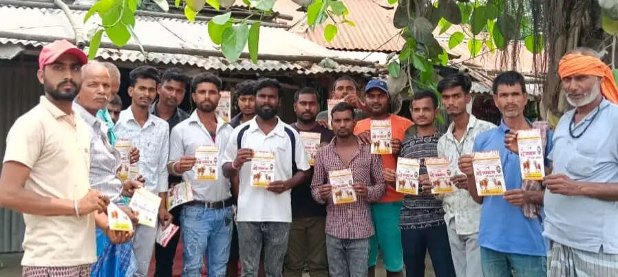 गौ सम्मान आह्वान अभियान को लेकर हस्ताक्षर अभियान