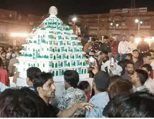 अकीदत और अमन के माहौल में मनाया गया योमे आशूरा, 350 ताजियों के जुलूस निकले