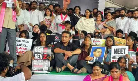 नीट-यूजी पेपर लीक: हैदराबाद में छात्रों के विरोध प्रदर्शन से जनजीवन प्रभावित