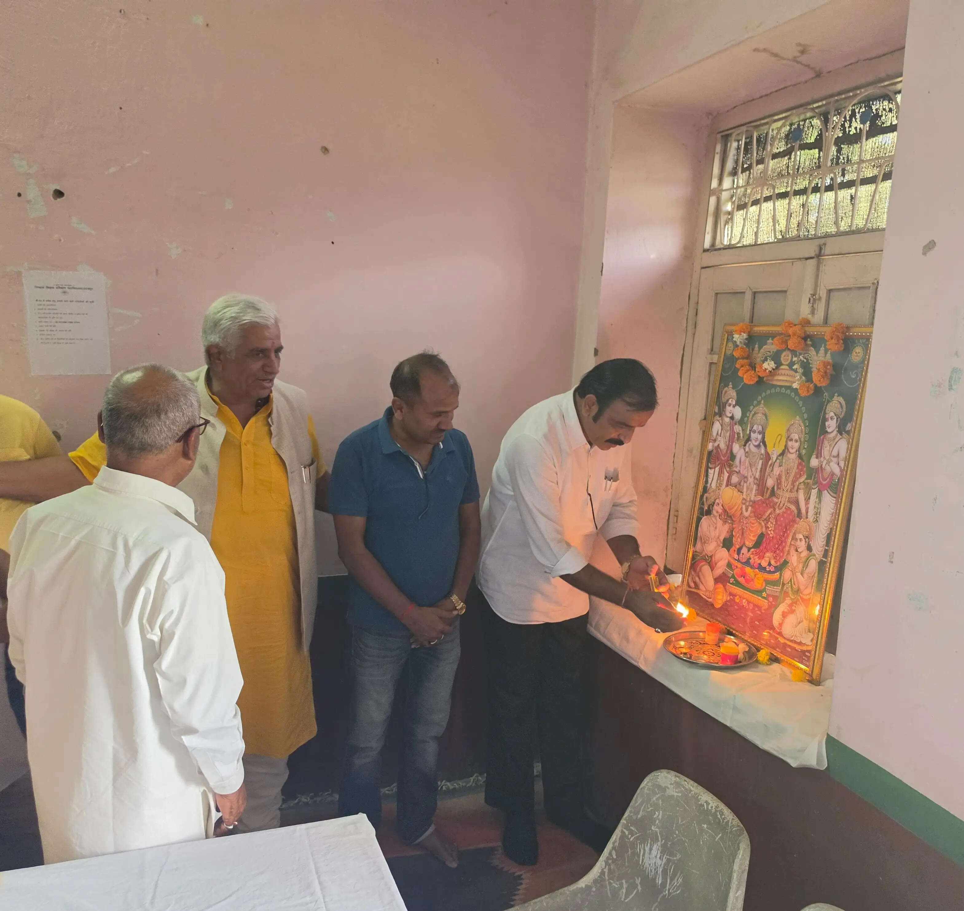 रामलीला 9 अक्टूबर से, जयघोष के साथ रामलीला कार्यालय का शुभारंभ