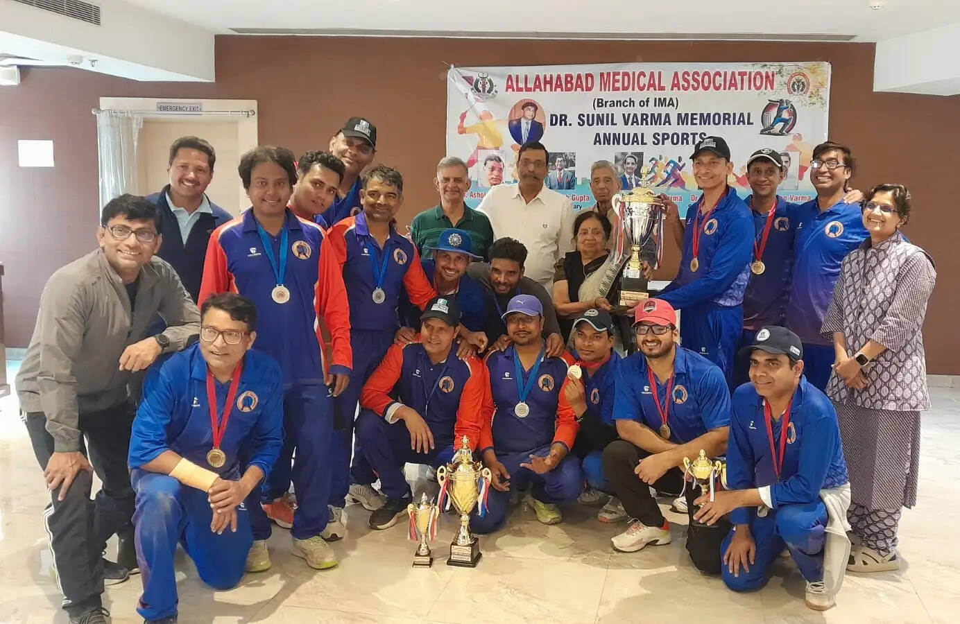 एएमए की वार्षिक क्रिकेट प्रतियोगिता में सेकेटरी ने प्रेसीडेंट को हराया