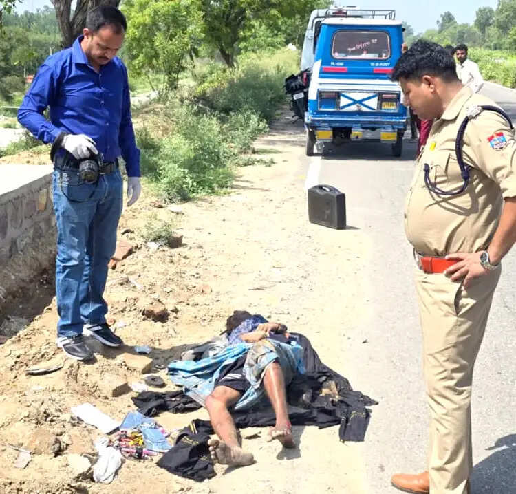 कांवड़ पटरी पर मिली लाश से सनसनी, वाहन की टक्कर या कुछ और?