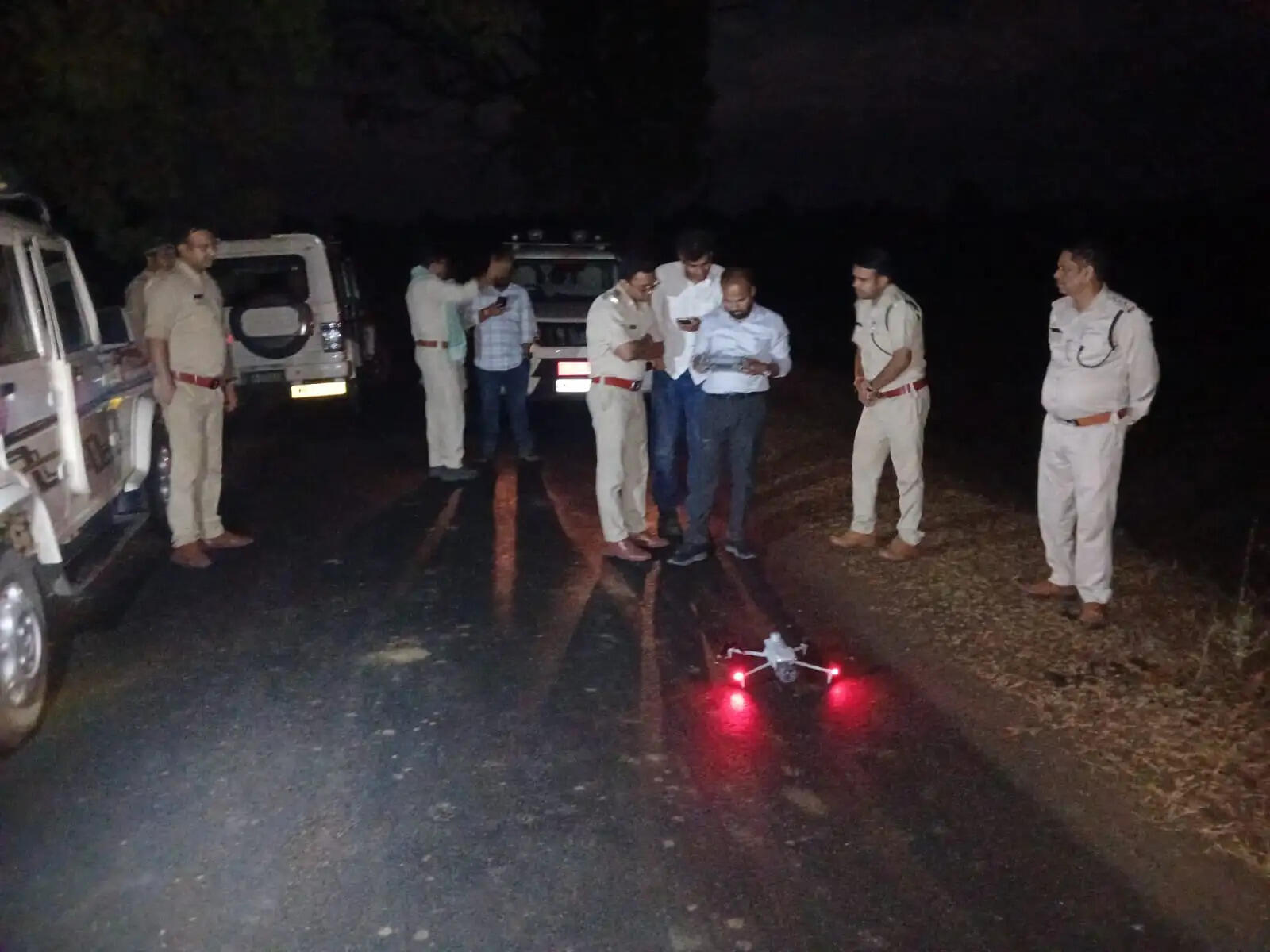 अनूपपुर में हाथियों पर हाईटेक निगरानी: इंफ्रारेड ड्रोन से ट्रैकिंग, रातभर चला विशेष गश्ती अभियान