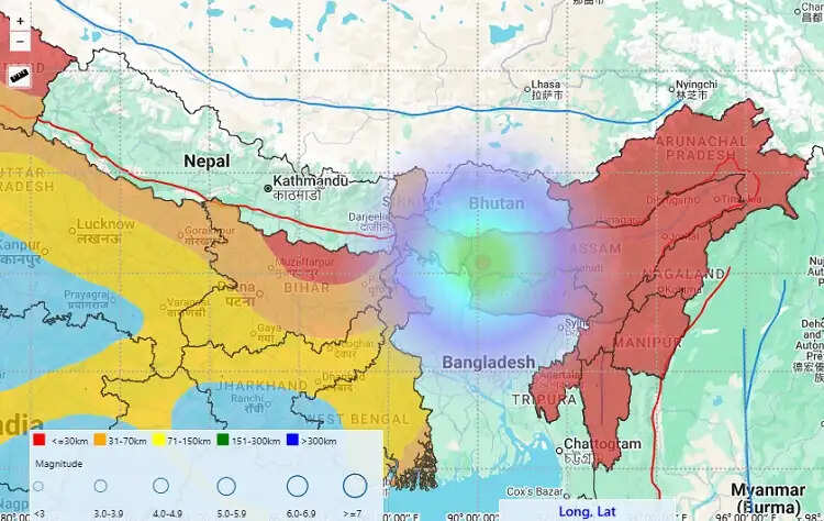 असम के तीन जिलों में भूकंप के झटके, कोकराझार में सबसे ज्यादा 4.5 तीव्रता दर्ज