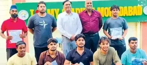 मुरादाबाद : अलग अलग खेलों के खिलाड़ियों ने दमदार प्रदर्शन करके अपनी प्रतिभा का किया प्रदर्शन
