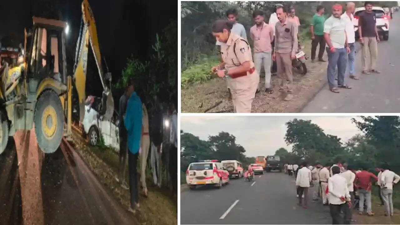 सागर-गढ़ाकोटा रोड पर कार-बाइक की टक्कर में दो की मौत; तीन गंभीर घायल