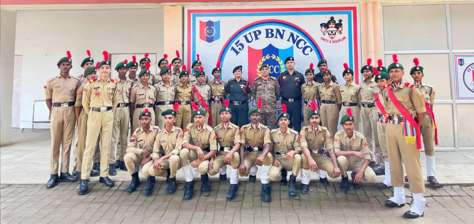 ब्रिगेडियर उपेंद्र सिंह कंडिल को 15 यूपी बटालियन एनसीसी ने दी भावभीनी विदाई