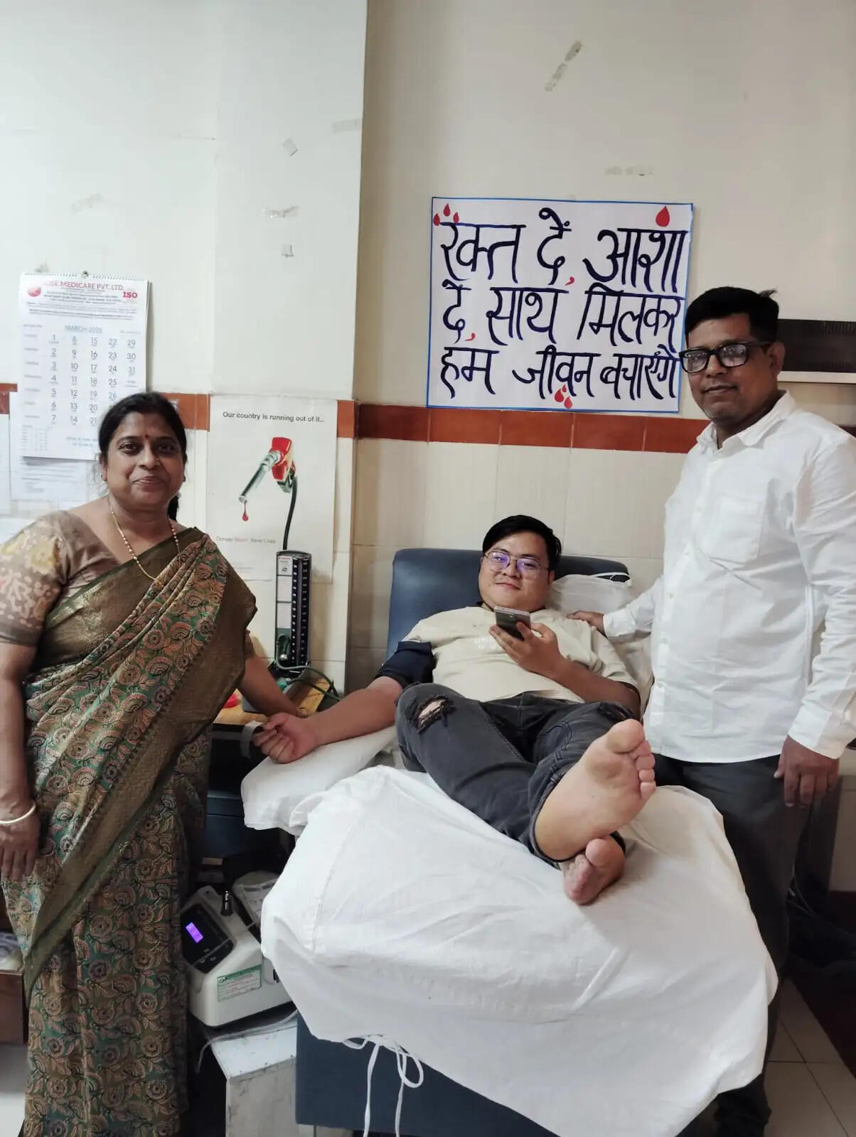 रक्तदान जैसे महादान के माध्यम से जरूरतमंदों की सहायता करना सच्ची मानव सेवा:राजन क्लेमेंट साह