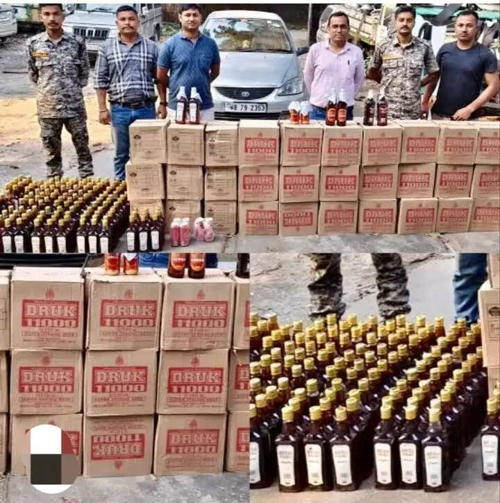भूटानी शराब की तस्करी पर बड़ी कार्रवाई, 32 कार्टून शराब के साथ दो गिरफ्तार