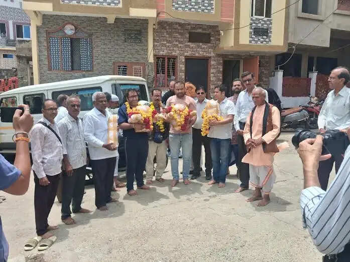 पुरी से मंदसौर पहुंचीं भगवान जगन्नाथ, बलभद्र और सुभद्रा की प्रतिमाएं, 16 जुलाई को निकलेगी भव्य रथयात्रा