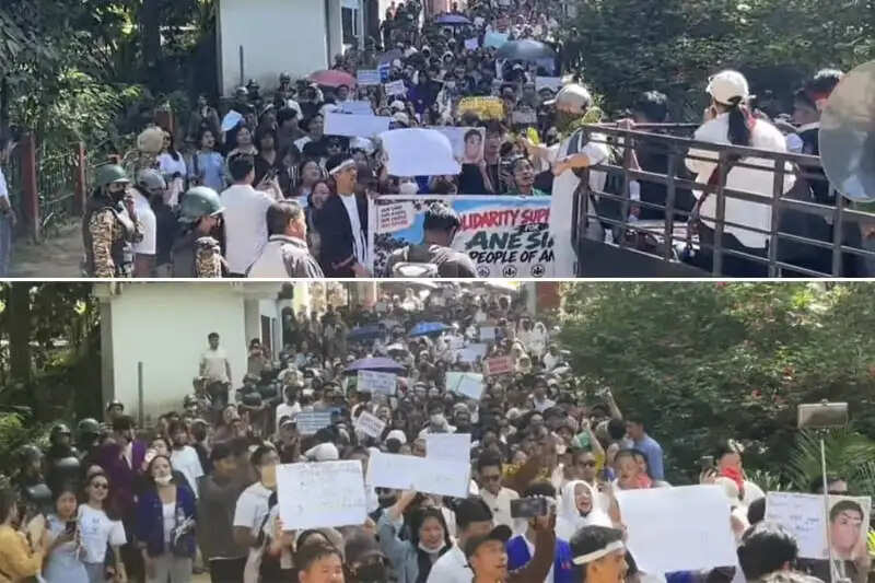 'सियांग अपर मल्टीपर्पज प्रोजेक्ट' के विरूद्ध इटानगर में निकली एकजुटता रैली
