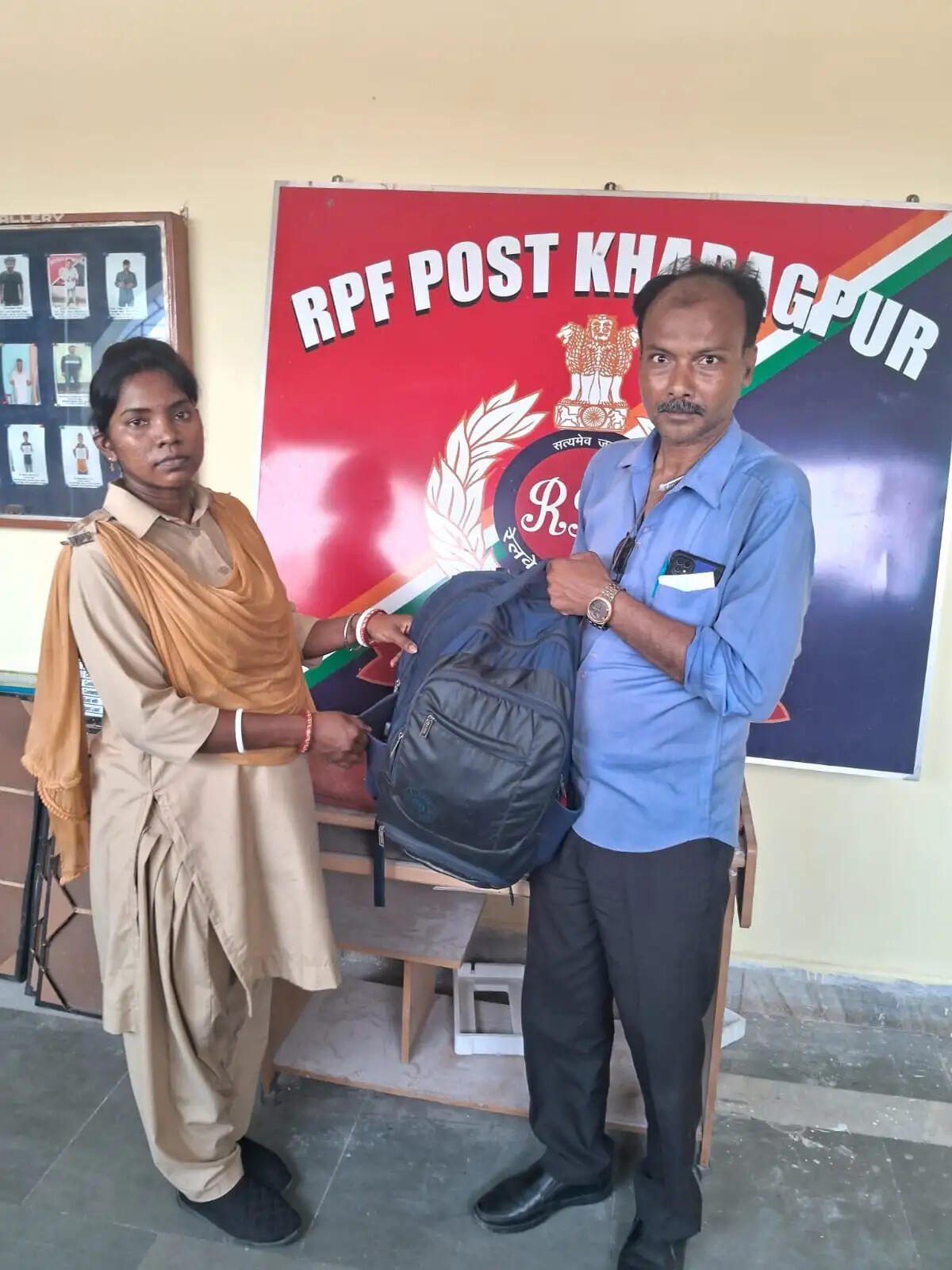 आरपीएफ की तत्परता से यात्रियों का सामान सुरक्षित बरामद