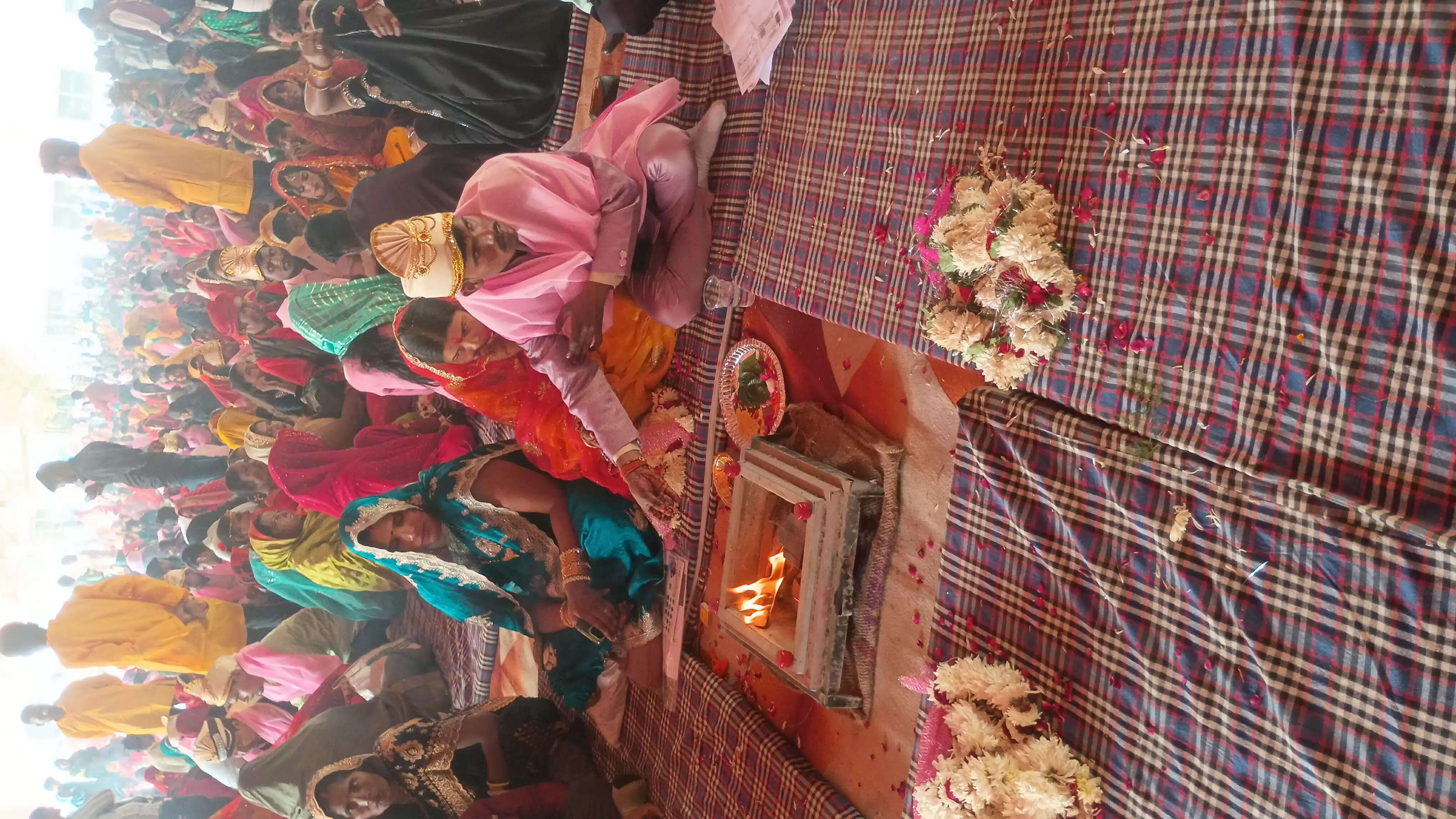 मुख्यमंत्री सामूहिक विवाह योजना में 415 जोड़ों का हुआ विवाह