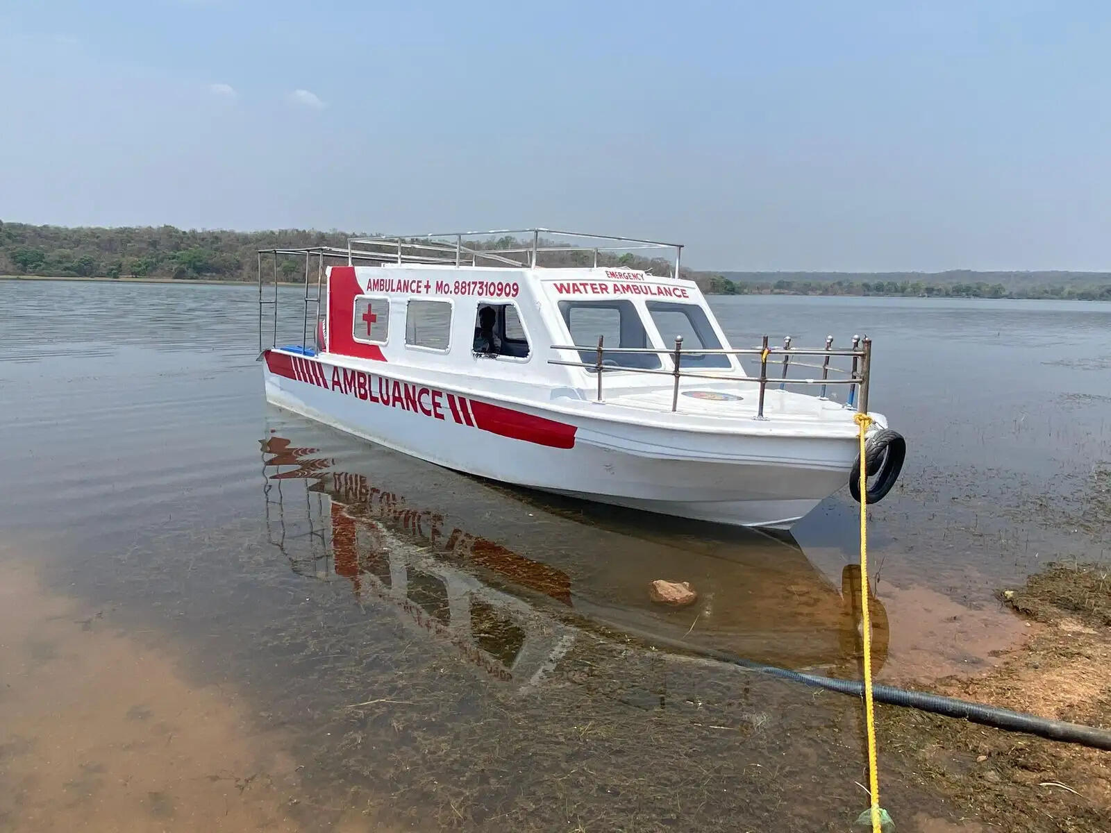 डुबान क्षेत्र को बड़ी राहत, गंगरेल में शुरू हुई “वॉटर एंबुलेंस सेवा”
