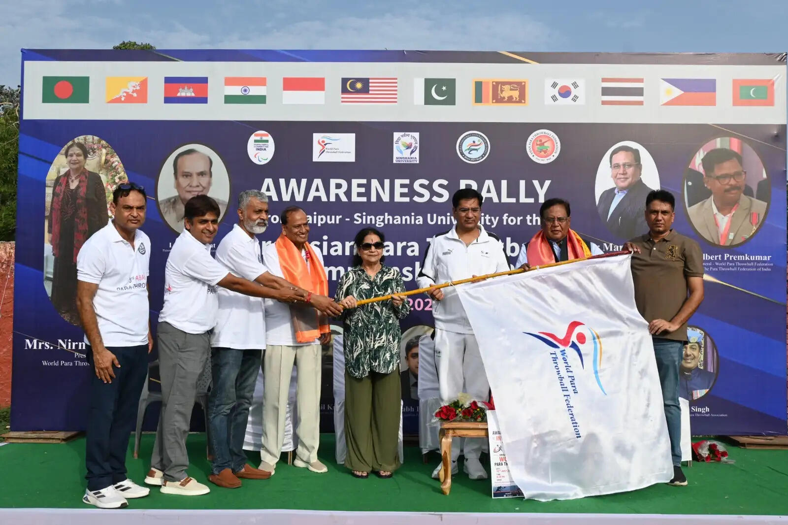 एशियन पैरा थ्रोबॉल चैंपियनशिप-2027 के प्रचार को लेकर निकली बाइक रैली, 100 दिव्यांग खिलाड़ियों ने लिया हिस्सा