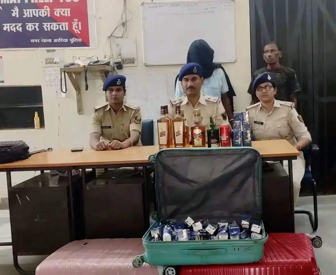 88 लीटर विदेशी शराब के साथ तस्कर गिरफ्तार