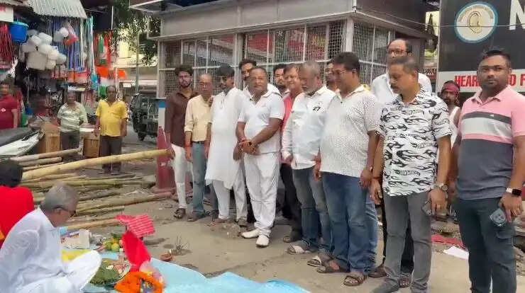 दक्षिण भारत के लक्ष्मी-नारायण मंदिर की तर्ज पर बनेगा गणेश पूजा का पंडाल, तैयारियां शुरू