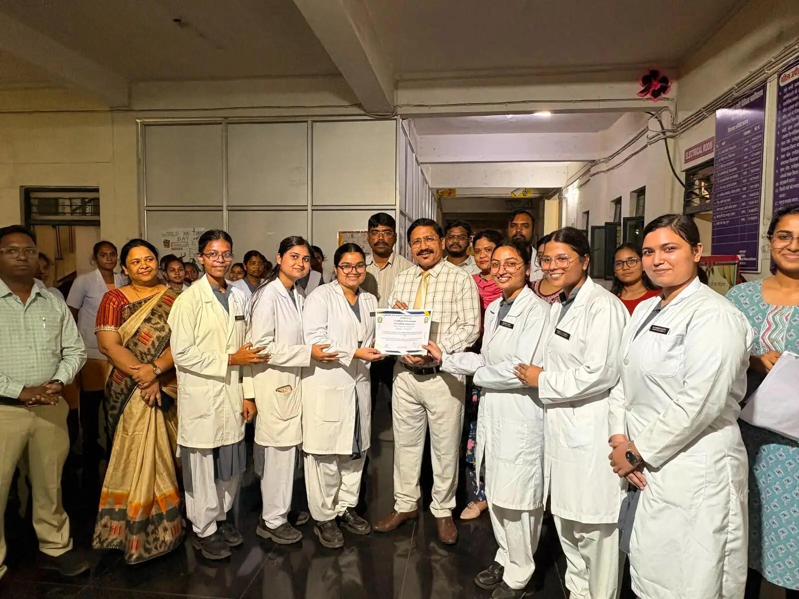 सेवा संकल्प अभियान के तहत रंगोली प्रतियोगिता और स्वास्थ्य शिविर, कैंसर से बचाव की दी जानकारी