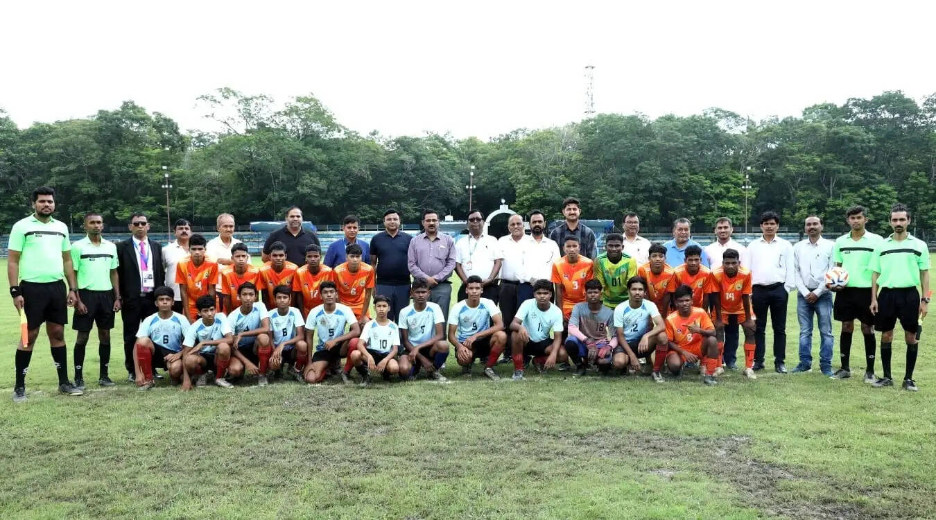 एनटीपीसी कोरबा में जूनियर बालक अंतर-जिला राज्य फुटबॉल चैंपियनशिप का शुभारंभ