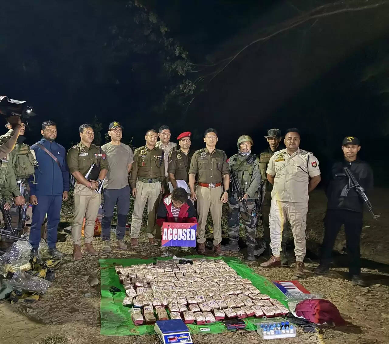 संयुक्त मादक पदार्थ विरोधी अभियान में हेरोइन और याबा टैबलेट बरामद, एक गिरफ्तार