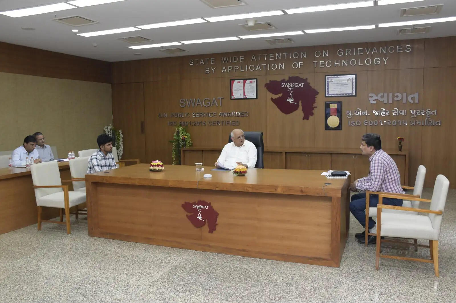 ‘स्वागत’ ऑनलाइन जनसुनवाई से ग्रामीण नागरिक की समस्या का त्वरित समाधान