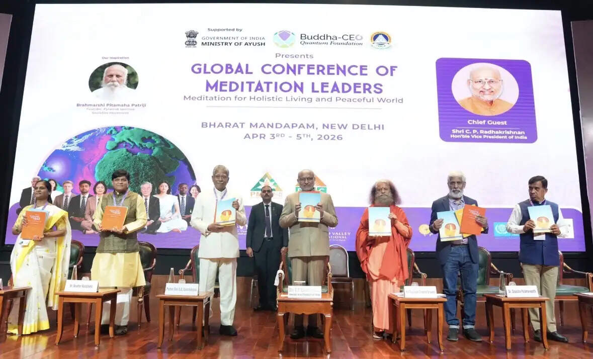 (संशोधित) ध्यान आंतरिक परिवर्तन की शुरुआत, बेहतर सोच से बेहतर बनेगी दुनिया: उपराष्ट्रपति