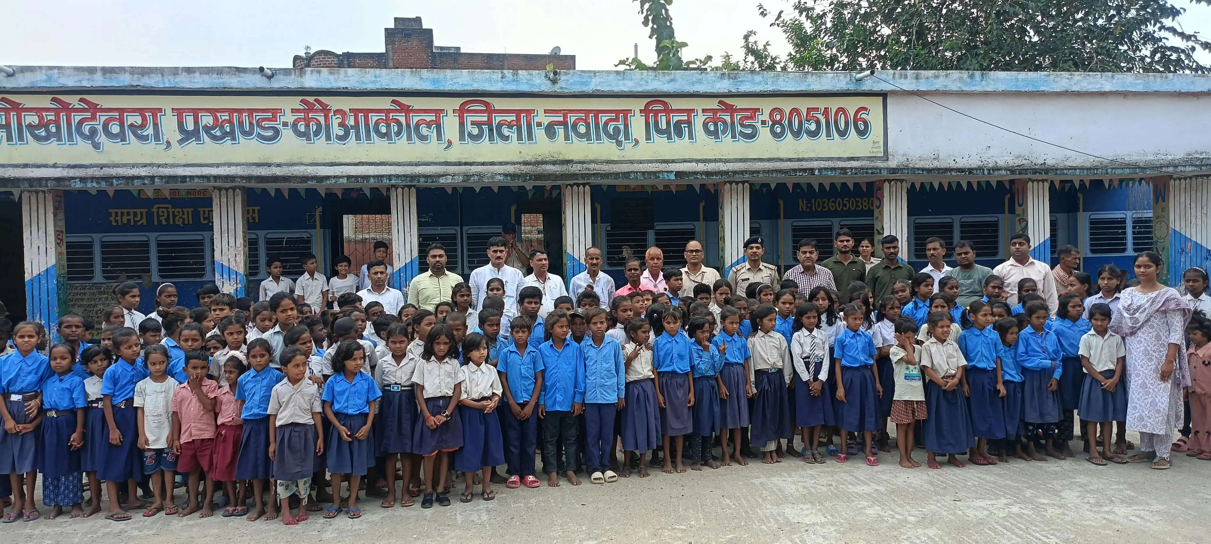 सोखोदेवरा में बच्चो ने गांधी -शास्त्री की मनाई जयंती