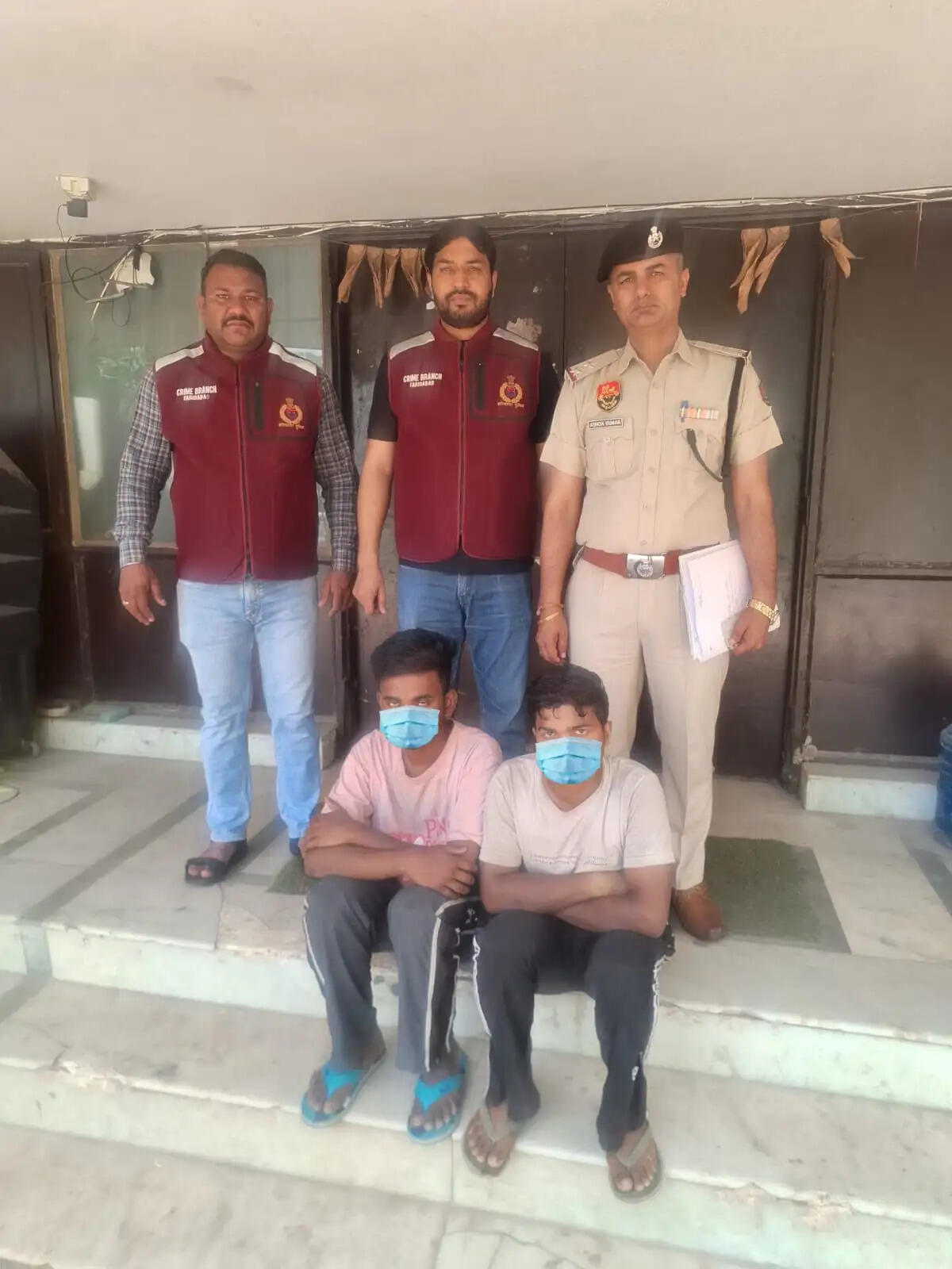 फरीदाबाद : रंजिशन हत्या के मामले में दो आरोपित गिरफ्तार