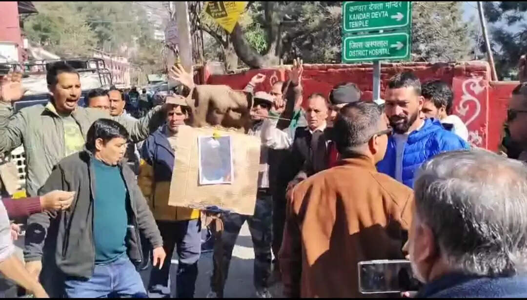 ग्रामीणों ने रक्षा सूत्र बांधने गए पर्यावरणविदों का किया विरोध