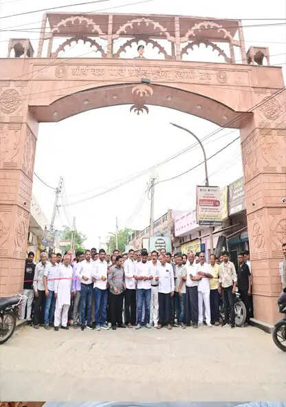 सोनीपत: गन्नौर में संवारा शहीद मुकेश त्यागी स्मारक द्वार, विधायक ने किया लोकार्पण