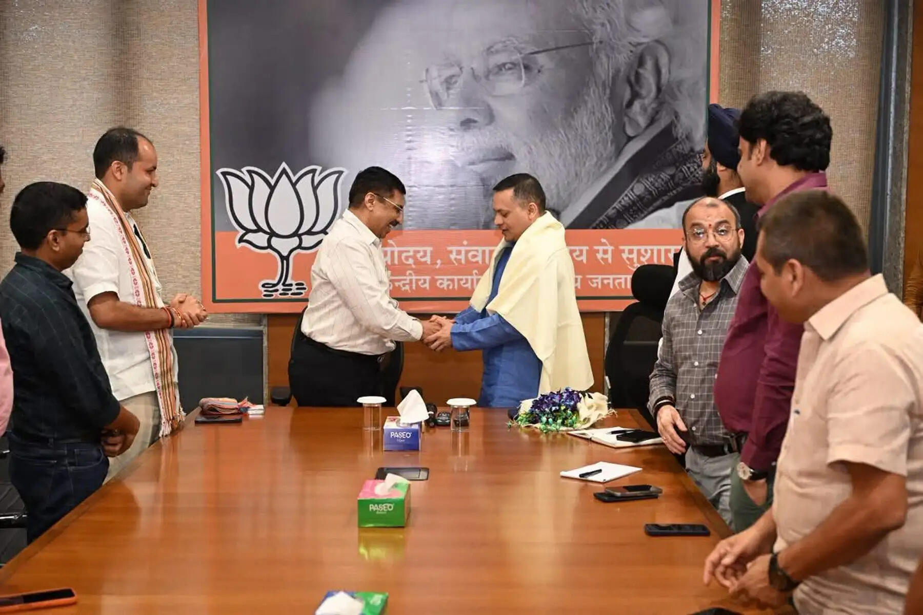 भाजपा सोशल मीडिया के नवनियुक्त राष्ट्रीय संयोजक दीपक म्हस्के ने पदभार संभाला