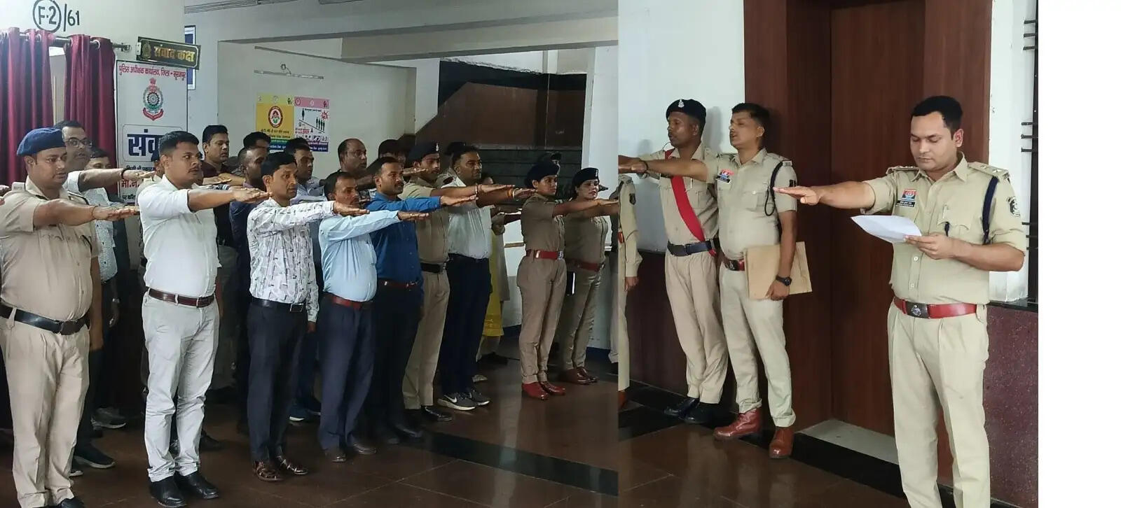 सूरजपुर पुलिस ने ली नशामुक्ति की राष्ट्रीय शपथ, जवानों ने नशे के खिलाफ जागरूकता बढ़ाने लिया संकल्प