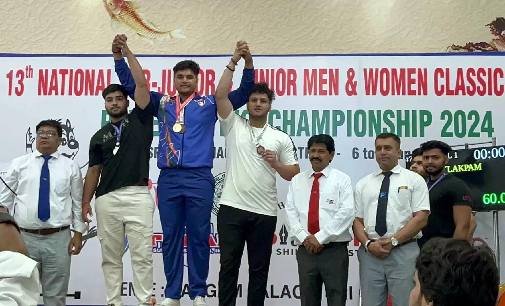हिसार : पावर लिफ्टिंग चैंपियनशिप में लक्ष्य कुंडू ने जीता गोल्ड मेडल