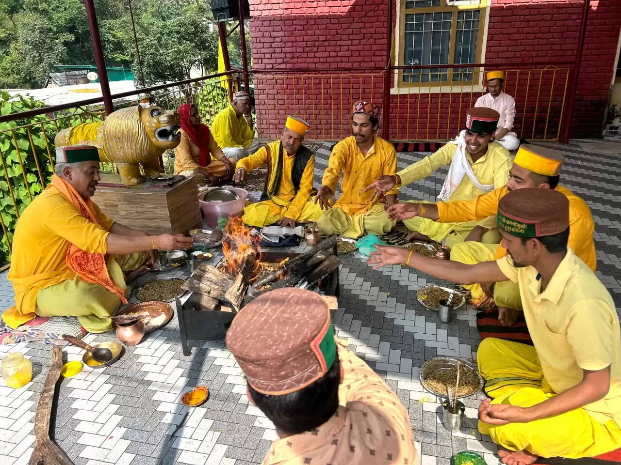 दुर्गा अष्टमी के अवसर पर माता बगलामुखी मंदिर सेहली में हुआ धार्मिक अनुष्ठान