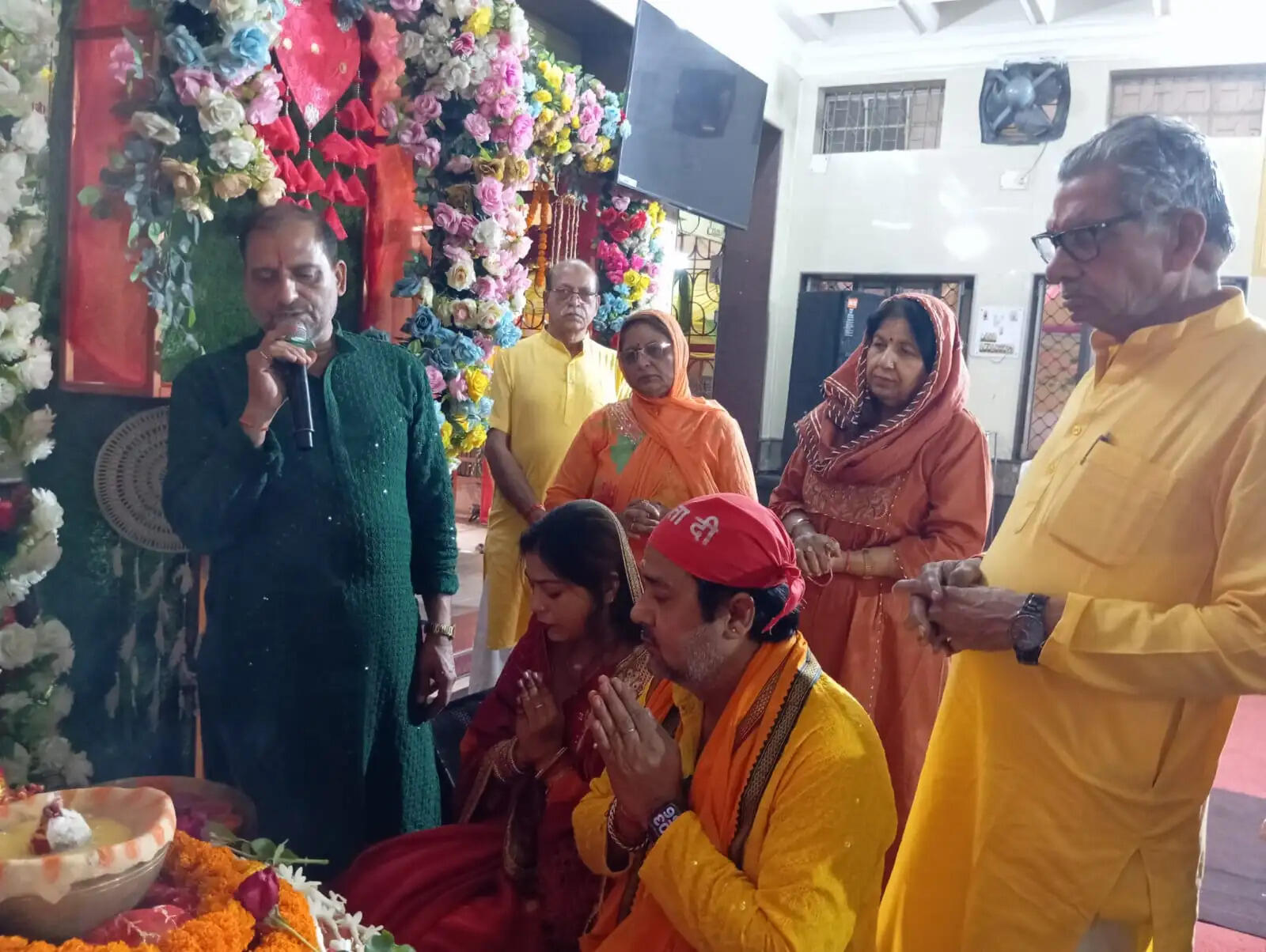 रामगढ़ के वैष्णो देवी मंदिर में बासंती नवरात्र पर सजी माता की चौकी, भजनों पर झूमे श्रद्धालु