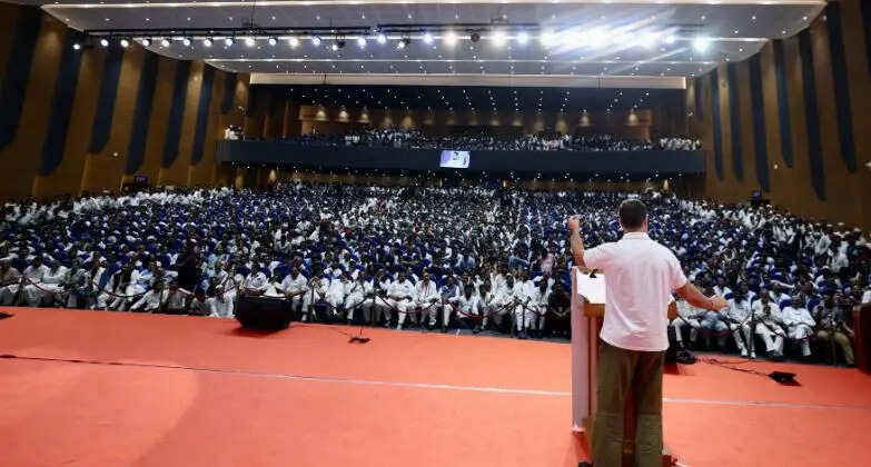 हमें हिन्दुस्तान में बदलाव लाने की राजनीति करनी है: राहुल गांधी