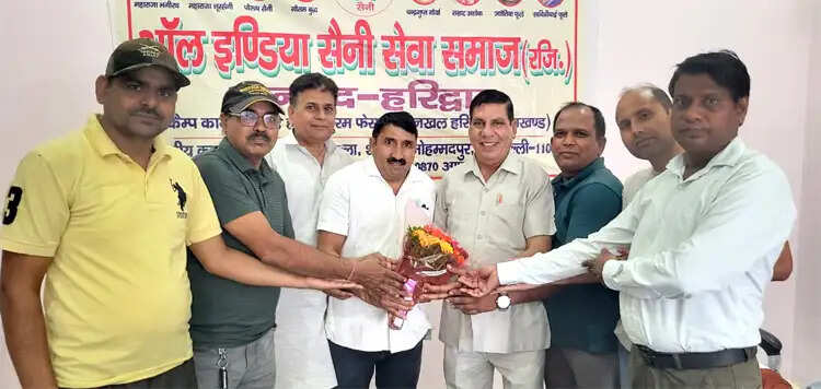 राष्ट्रीय सचिव बनने पर इ. बी. पी. सिंह सैनी का किया अभिनंदन