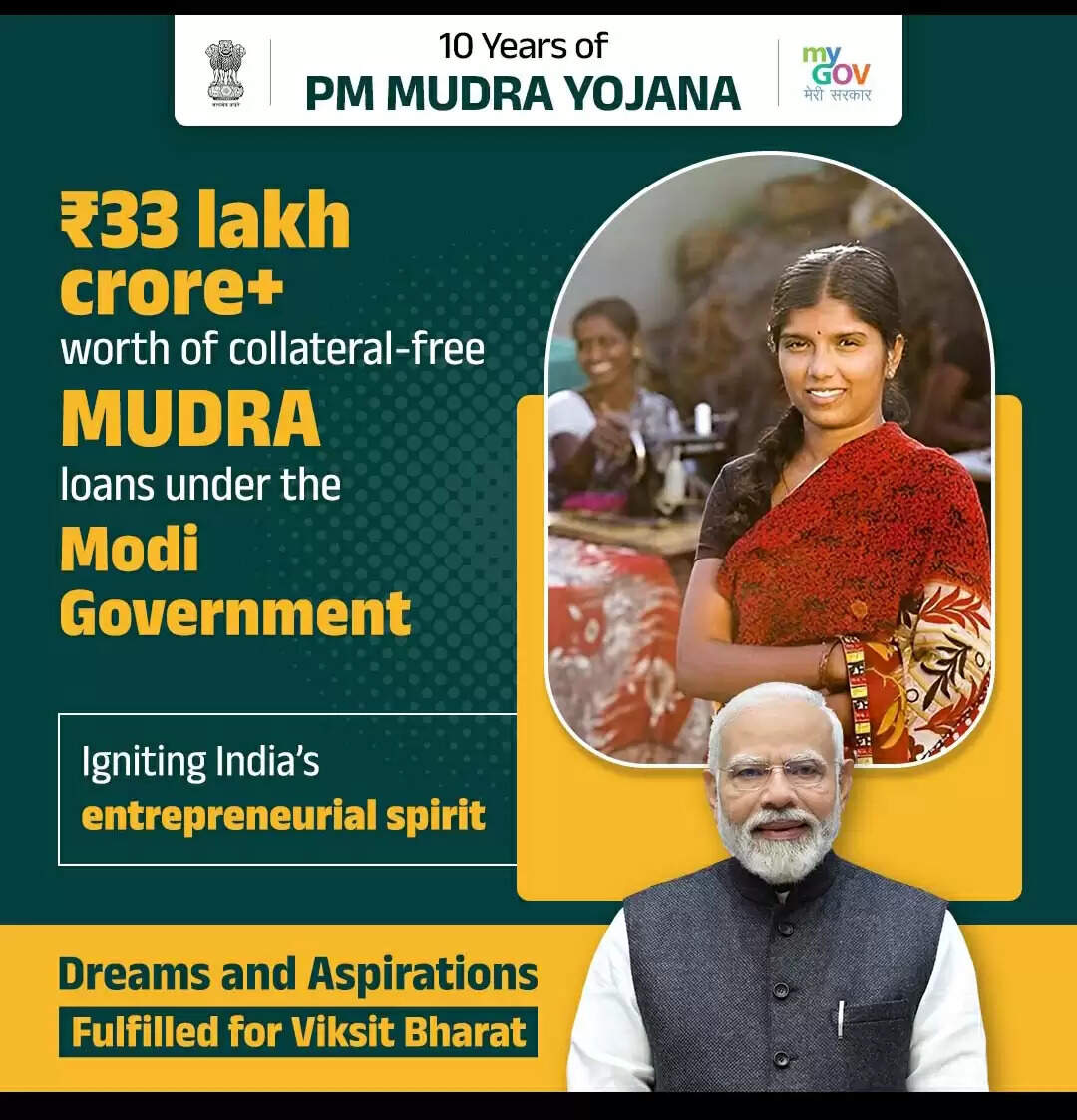 प्रधानमंत्री मुद्रा योजना के दस साल पूरे, नड्डा ने प्रधानमंत्री का जताया आभार