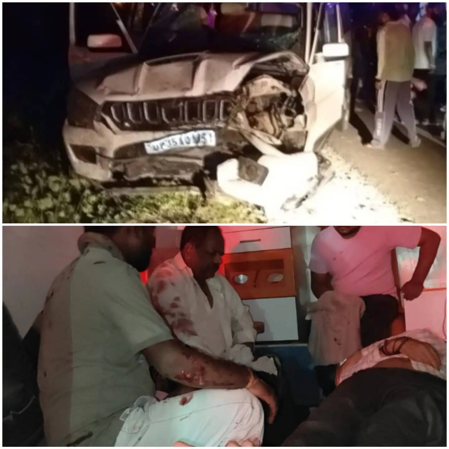 राजगढ़ःमहाकाल दर्शन को निकले पीडब्ल्यूडी कर्मचारियों की कार हादसे का शिकार, दो की मौत, छह घायल