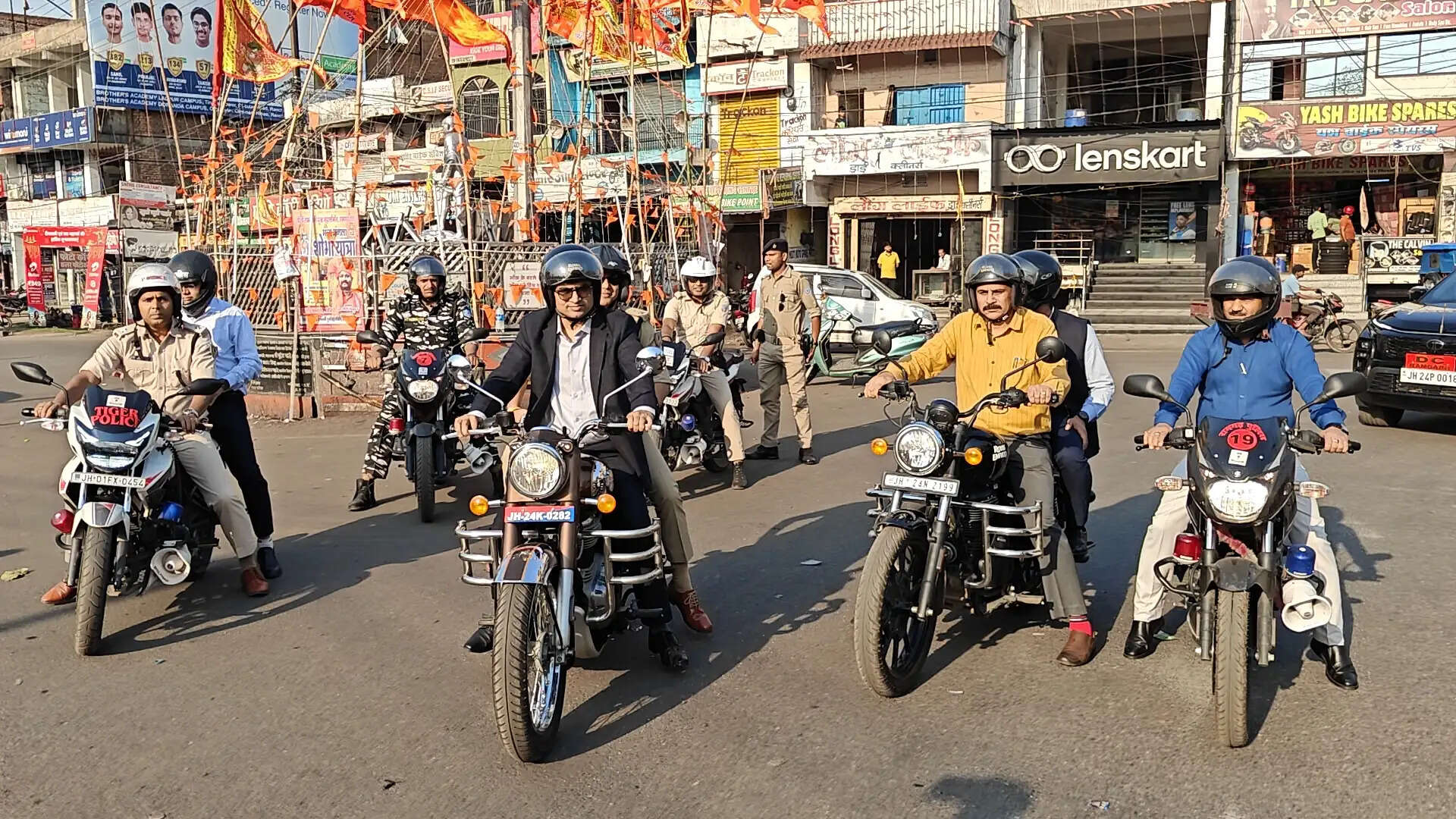 डीसी-एसपी ने संभाला मोर्चा, रामगढ़ में शांति से मनेगी रामनवमी