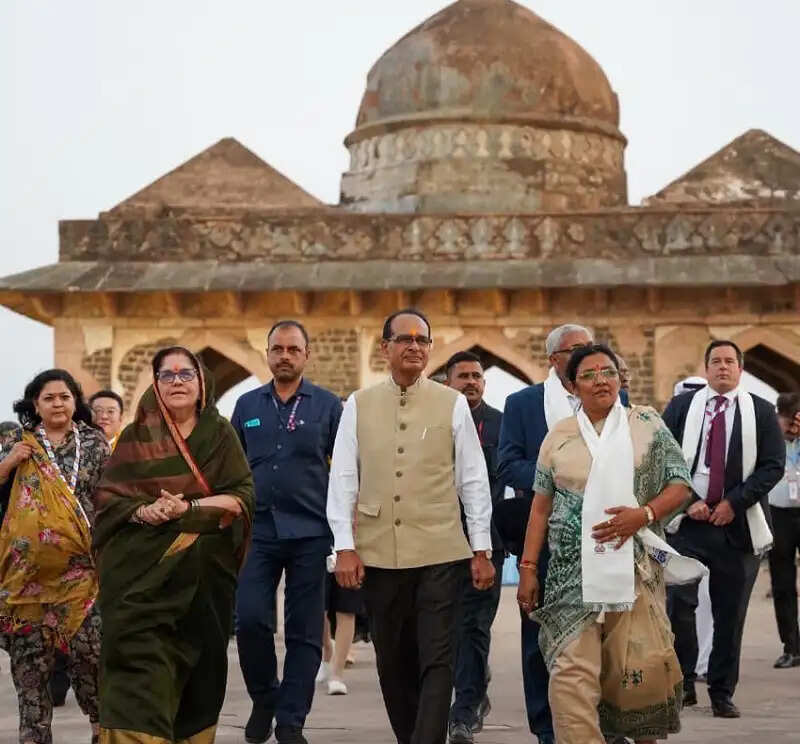 ब्रिक्स देशों के कृषि मंत्री और अधिकारियों ने किया ऐतिहासिक स्थल मांडू का भ्रमण