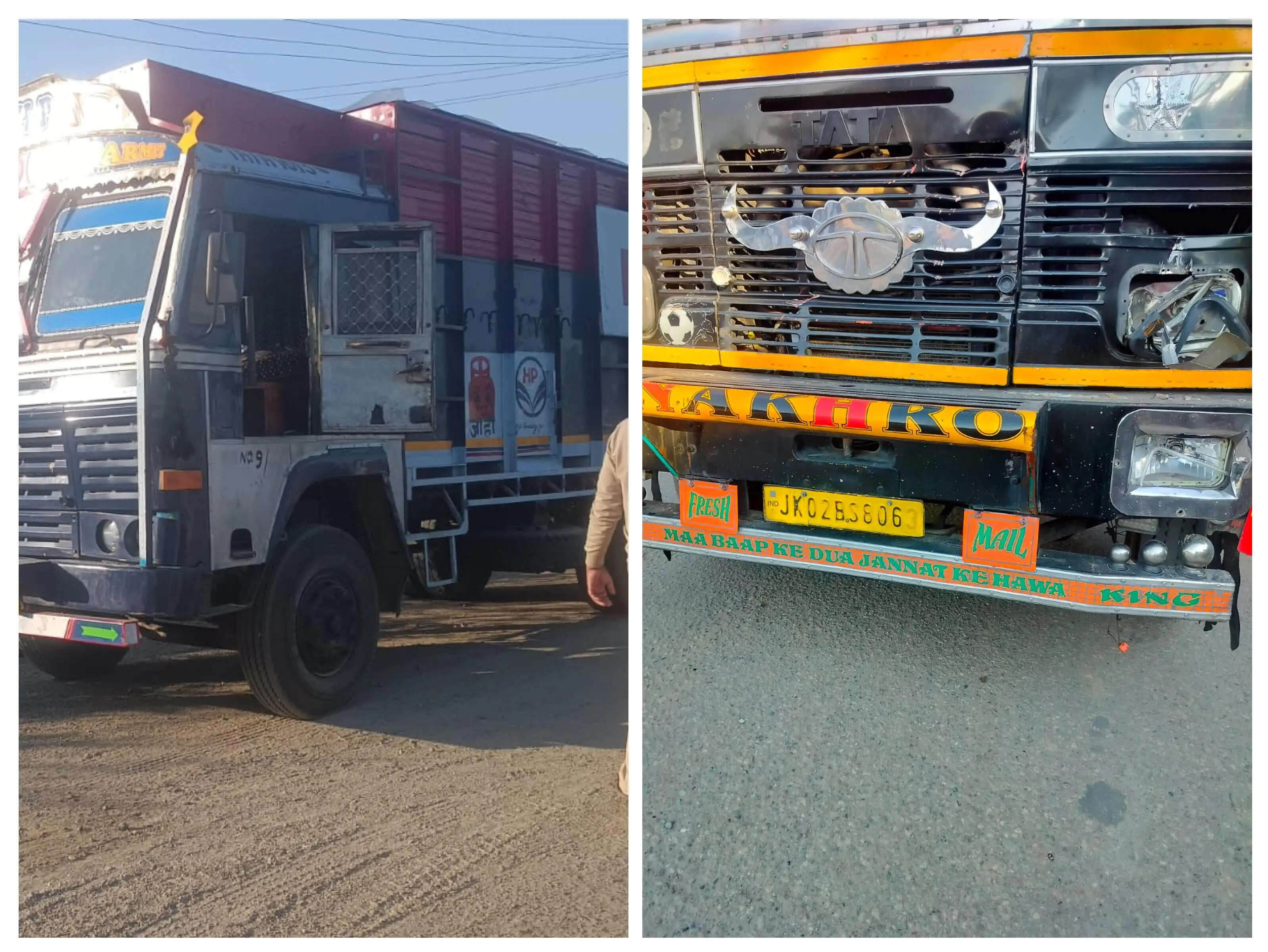 कठुआ पुलिस की बड़ी कार्रवाई-दो जगहों पर गो-तस्करी नाकाम, 30 पशु बचाए, दो ट्रक जब्त